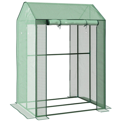 Greenhouse with Roll-Up Door, 100x80x150 cm, UV-Resistant