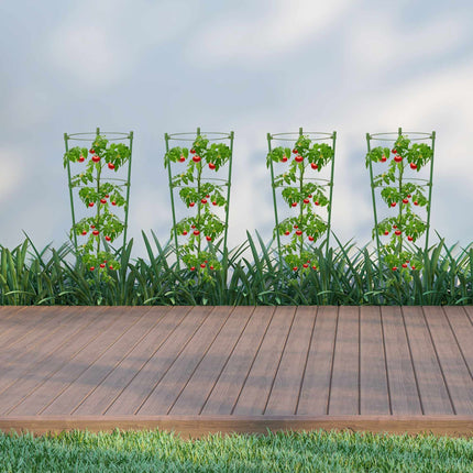 Green plant supports 45 cm, set of 4