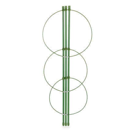 Green plant supports 45 cm, set of 4