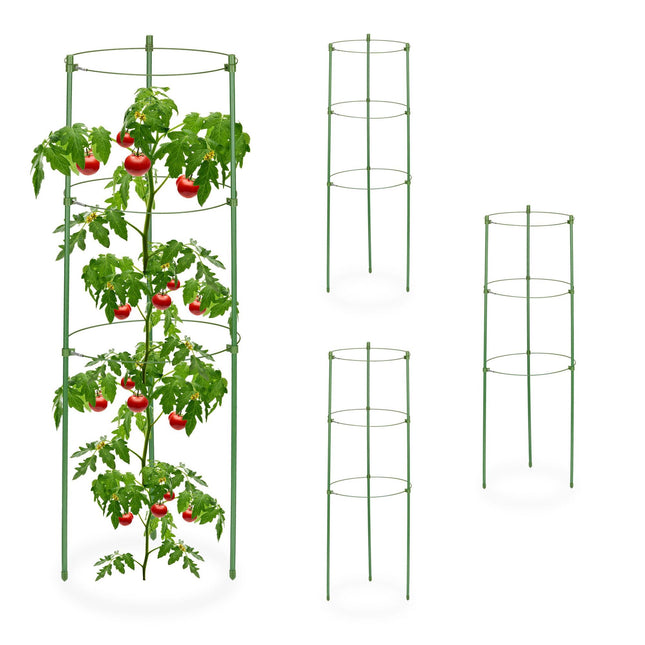 Green plant supports 60 cm, set of 4