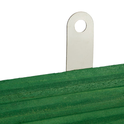 Green wooden bat box