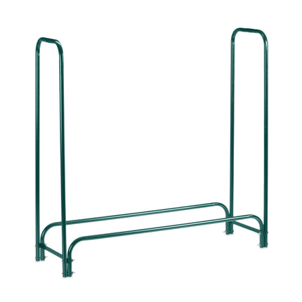 Green wood rack with lid