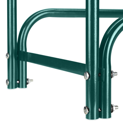 Green wood rack with lid