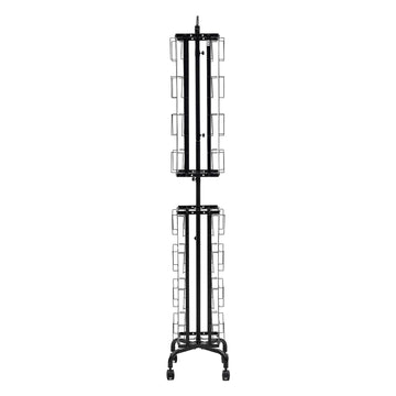 Greeting Card Display Rack, 32 Pockets, 360 Rotating