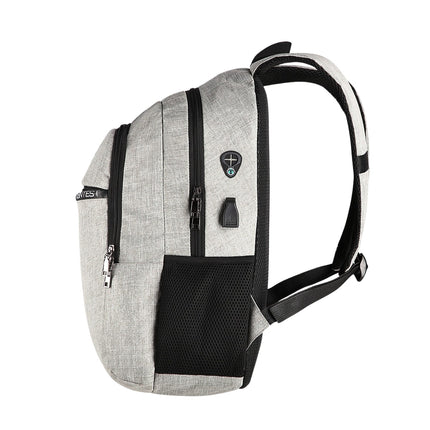 Grey Backpack – Large Capacity, Durable Material