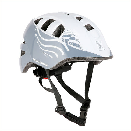 Grey Cycling Helmet, Size S (52-56cm)