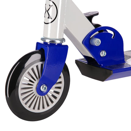 Grey-Dark Blue Kick Scooter, Foldable, Lightweight