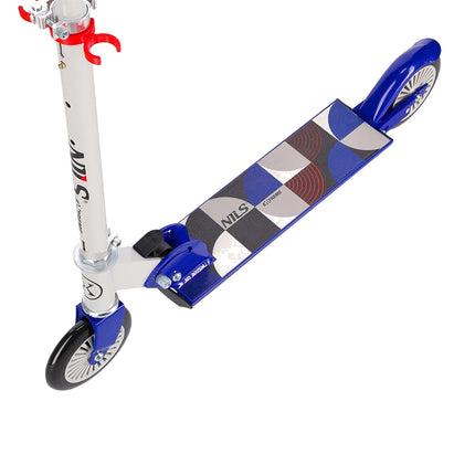 Grey-Dark Blue Kick Scooter, Foldable, Lightweight