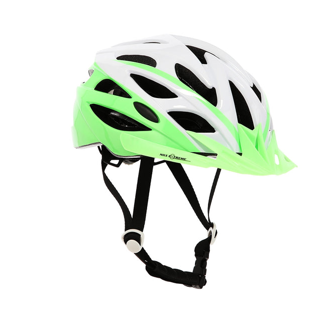 Grey-Green Bike Helmet, Size S (50-58cm)