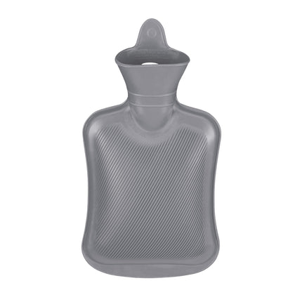 Grey Hot Water Bottle 1L – Leak-Proof, Pain Relief