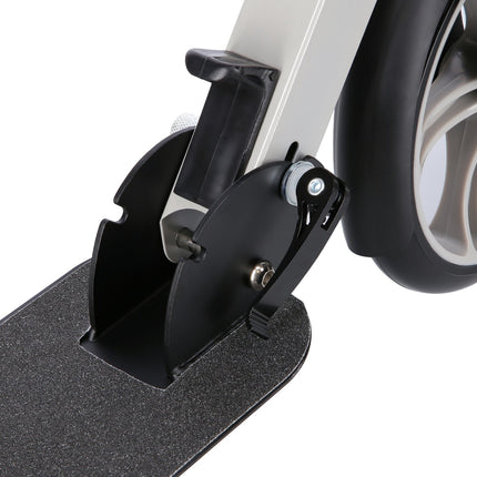 Grey Kick Scooter, Foldable, Adjustable Height