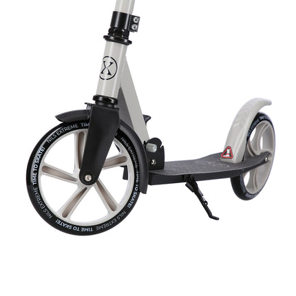 Grey Kick Scooter, Foldable, Adjustable Height