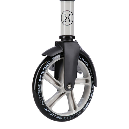 Grey Kick Scooter, Foldable, Adjustable Height