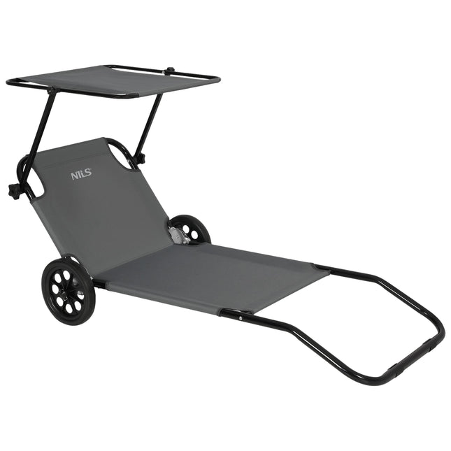 Grey Lounger Chair – Comfortable Indoor/Outdoor Seat