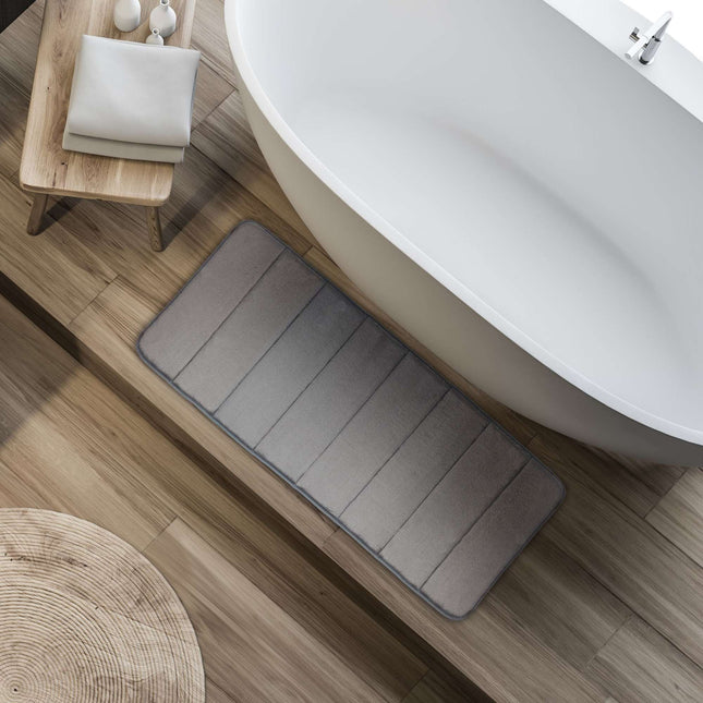 Grey Memory Foam Bathmat