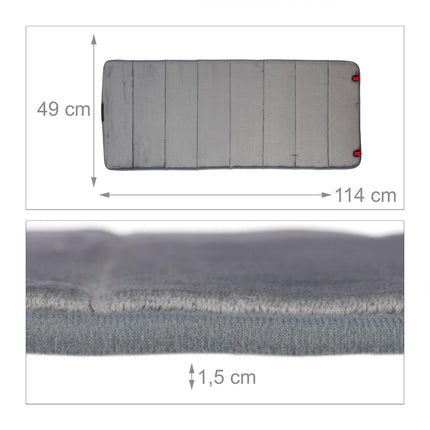 Grey Memory Foam Bathmat