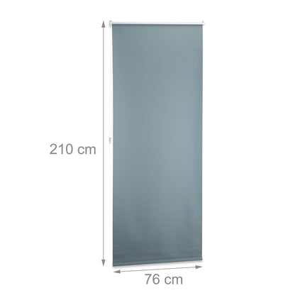 Grey Thermal Blackout Blinds, 60-120cm Adjustable