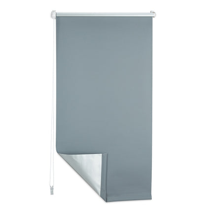 Grey Thermal Darkening Blinds, 60-120cm Adjustable
