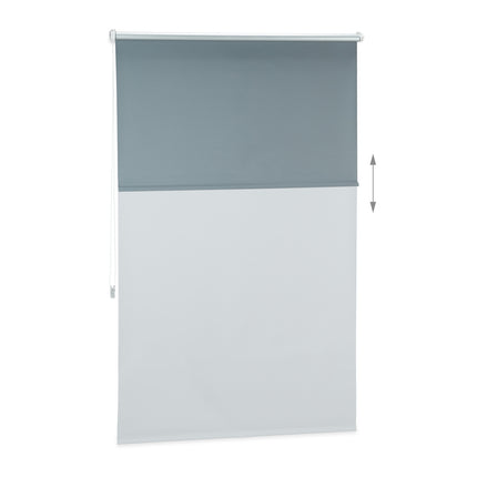 Grey Thermal Darkening Blinds, 60-120cm Adjustable