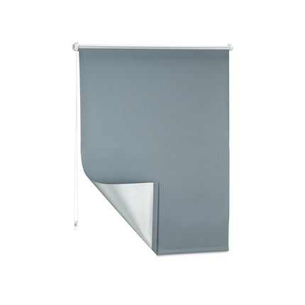Grey Thermal Darkening Blinds, 60-120cm Adjustable