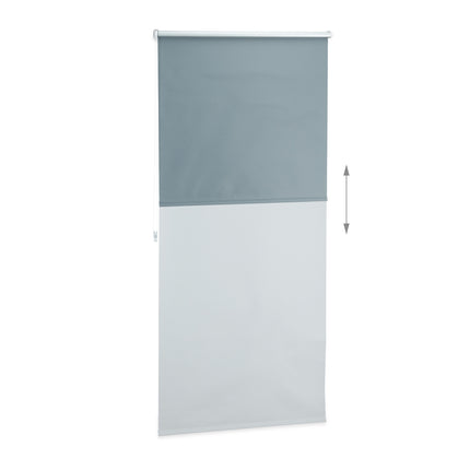 Grey Thermal Darkening Blinds, 60-120cm Adjustable