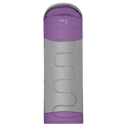 Grey-Violet Sleeping Bag, Size M, Lightweight