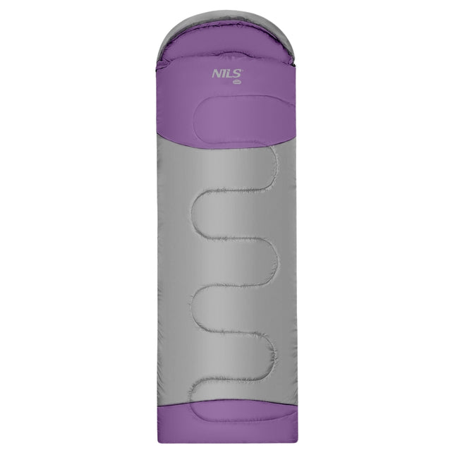 Grey-Violet Sleeping Bag, Size M, Lightweight