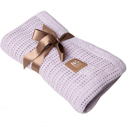 Grid blanket 100x150 Violet