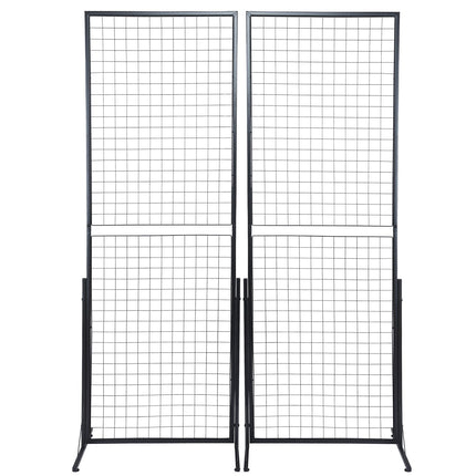 Gridwall Display Panels, 2-Pack, T-Base, 61x170.7 cm
