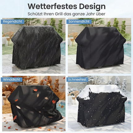 Grill Cover, Waterproof Oxford Fabric, 132x66x100 cm