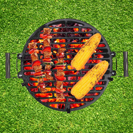Grill barrel in cast iron