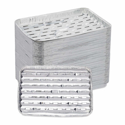 Grill tray in aluminium, set of 100 pcs