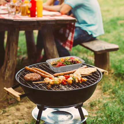 Grill tray in aluminium, set of 150 pcs