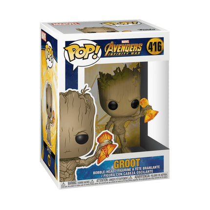 Groot Vinyl Figure with Stormbreaker - Marvel Avengers Collectible