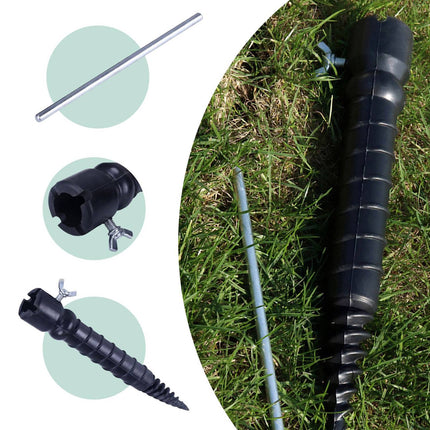 Ground Spike for 25mm Poles – Parasol Holder, Portable