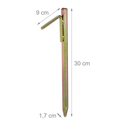 Ground anchor 30 cm in a set of 6