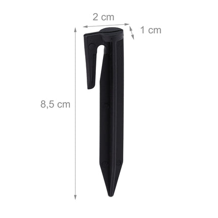 Ground hook for robotic lawnmower boundary cable