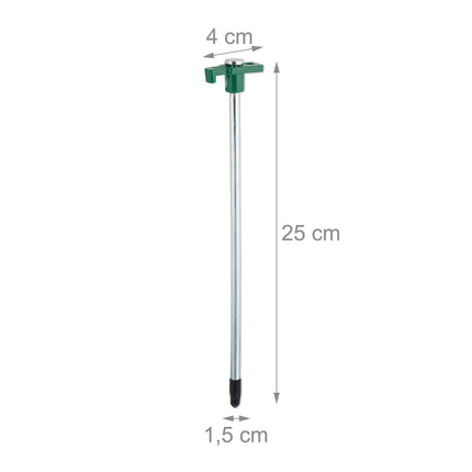 Ground pegs for mountains in a set of 18