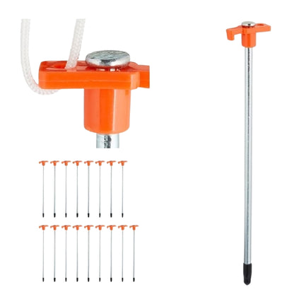 Ground pegs for mountains in a set of 18