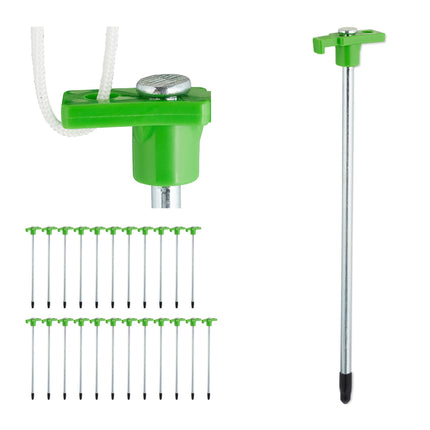 Ground pegs for mountains in a set of 24
