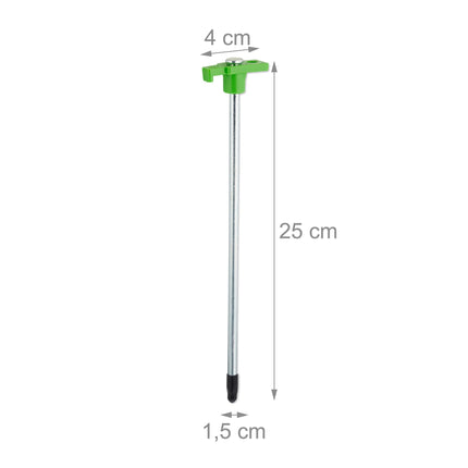 Ground pegs for mountains in a set of 24
