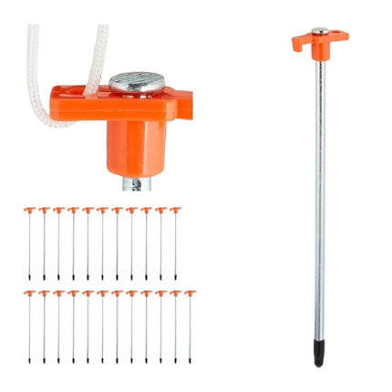 Ground pegs for mountains in a set of 24