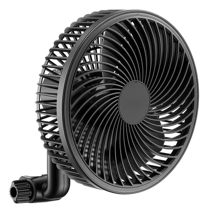 Grow Tent Clip-On Fan, Rechargeable USB-C, 10 Speeds