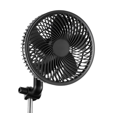 Grow Tent Clip-On Fan, Rechargeable USB-C, 10 Speeds