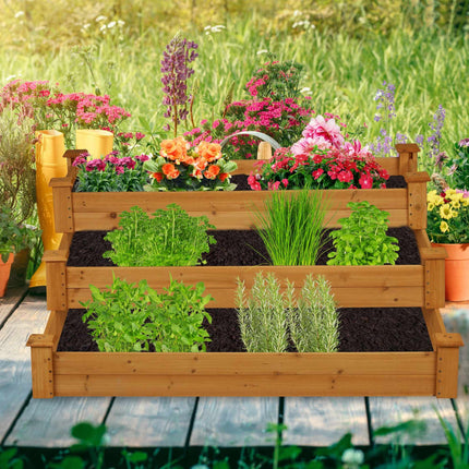 Grow box with 3 levels
