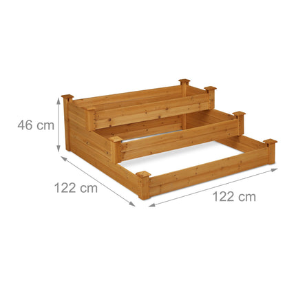Grow box with 3 levels