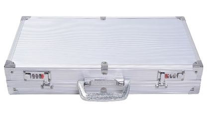 Gun Case with Foam Insert, Aluminum Frame, 47x25 cm