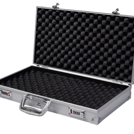 Gun Case with Foam Insert, Aluminum Frame, 47x25 cm