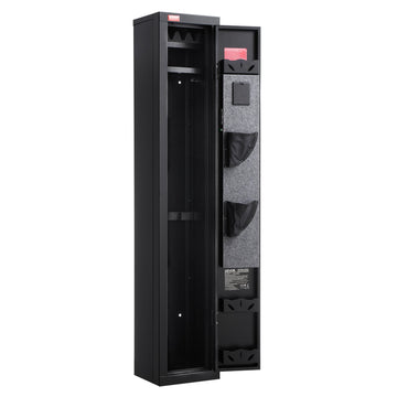 Gun Safe Rifle Cabinet, Digital Keypad, LED Light