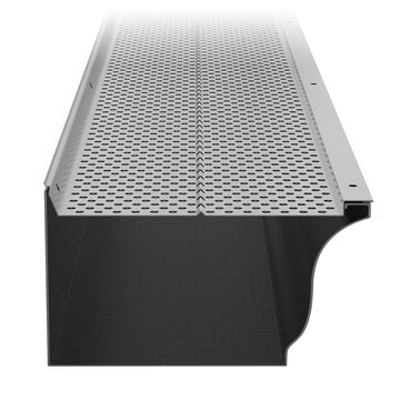 Gutter Guard 6-In Aluminum Leaf Filter, 26 Pack 104 Ft